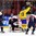 HELSINKI, FINLAND - JANUARY 2: Sweden's Alexander Nylander #19 celebrates after a third period goal on Slovakia's Adam Huska #30 with Patrik Maier #16 and Juraj Mily #12 during quarterfinal round action at the 2016 IIHF World Junior Championship. (Photo by Matt Zambonin/HHOF-IIHF Images)

